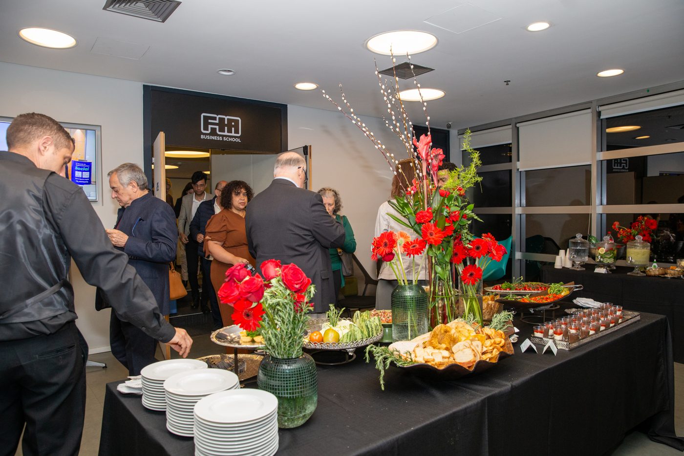Momento de networking entre participantes